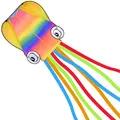 Produktbild: SYNCFUN Kite Großer Oktopus Regenbogen Drachen,Einfaches Flugdesign für Kinder und Erwachsene mit 100 m Langer Leine,Riesige Stranddrachen für Spaß und Aktivitäten im Freien