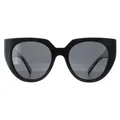 Produktbild: Prada PR14WS 09Q5S0 schwarz und Talk dunkelgrau Sonnenbrille