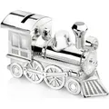 Produktbild: Silbernes Sparschwein Für Kinder, Elegantes Lokomotiv-geschenk  Größe: 54x147x85 Mm  Artikelnummer: Zv6752261