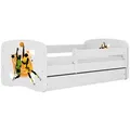 Produktbild: Raumhirsch Furniture Kinderbett, Weiß, Holzwerkstoff, 1-Sitzer, 1 Schubladen, Rechteckig, 80x180 cm, FSC 100%, Kinder- & Jugendzimmer, Kindermöbel, Kinderbetten, Kindereinzelbetten