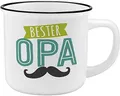 Produktbild: Tasse GRUSS & CO Becher Motiv OpaNew Bone China Porzellan Emaille-Optik B-WARE