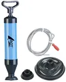 Produktbild: AGT Abfluss Spirale: Rohrreinigungs-Set: 2in1-Saugglocke und Abflussreiniger + 3-m-Spirale (Druckluft-Rohrreiniger, Rohrreinigungsset, Rohrreinigung)