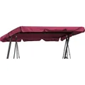 Produktbild: Quick-star - Ersatzdach Gartenschaukel Universal 145x200 cm Hollywoodschaukel 3 Sitzer Bordeaux uv 50 Ersatz Bezug Sonnendach Schaukel Dach