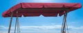 Produktbild: Hollywoodschaukel Dachbezug 200 x 145 cm Bordeaux Wasserdicht | Universal Ers...