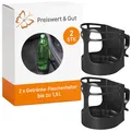 Produktbild: 2x Getränkehalter für 1,5L Boot flexible Befestigung Flaschenhalter Auto LKW etc
