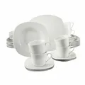 Produktbild: CreaTable 19512 Serie Amelie weiss Kombiservice 30 tlg Geschirrset Tafelservice