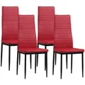 Produktbild: Albatros Stuhl, Rot, Kunststoff, 42x98x43 cm, Esszimmer, Stühle, Esszimmerstühle, Vierfußstühle
