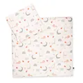 Produktbild: Julius Zöllner Babybettwäsche 100% Organic Baumwolle, Standard 100 by OEKO-TEX, made in Germany, Gr. 80x80 + 35x40 cm, Wild friends