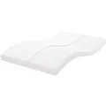 Produktbild: vidaXL Schaumstoffmatratze Weiß 140x220 cm 7-Zonen Härtegrad 20 ILD 4016658