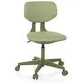 Produktbild: hjh OFFICE Drehstuhl Kinderdrehstuhl Kid Colore Stoff ohne Armlehnen (1 St), Kinder Bürostuhl mitwachsend, ergonomisch grün