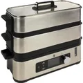 Produktbild: WMF KÜCHENminis Dampfgarer Multicooker 2 Garräume mit Dämpfeinsatz, Warmhaltefunktion und Glasdeckel (2-0415090011)