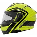 Produktbild: Apex MI100 Klapphelm Porto schwarz gelb Gr. M 57/58