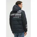 Produktbild: Winterjacke CAMP DAVID, Herren, Gr. M, blau, Material: 100% Polyester, Futter: 100% Polyester, Füllung: 100% Polyester, bedruckt, bestickt, regular fit lang, eingesetzt Rippbündchen, Jacken Winterjacke, mit Innentaschen