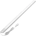 Produktbild: Oktaplex lighting LED Unterbauleuchte Aluminium Unterschrankleuchte Küche 90cm 1110lm 15W, LED, warmweiß, 3000K Unterschranklampe Küche mit Schalter silberfarben 4,90 cm x 90,00 cm x 1,43 cm