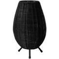 Produktbild: Lucide Tischleuchte Colin, Schwarz, Naturmaterialien, 22x36x22 cm, RoHS, Reach, Schnurschalter, Lampen & Leuchten, Innenbeleuchtung, Tischlampen, Tischlampen