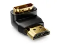 Produktbild: deleyCON deleyCON HDMI Winkel Adapter - 270° Grad gewinkelt - HDMI Stecker zu HDMI-Kabel