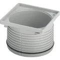 Produktbild: Viega Advantix Aufsatzrahmen 534516 100x100mm, Kunststoff grau, mit Kunststoffrahmen