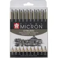 Produktbild: SAKURA Fineliner PIGMA MICRON, 10er Etui, schwarz