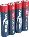 Produktbild: Ansmann LR03 Red-Line Micro (AAA)-Batterie Alkali-Mangan 1.5V 4St.