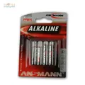 Produktbild: 4er Pack Alkaline Batterien Micro AAA 1,5V, 4 Stück LR03 Batterie Ansmann LR 03
