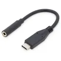 Produktbild: DIGITUS USB Type-C Audio Adapter/Konverter 3.5mm Klinke St/Bu