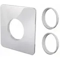 Produktbild: Js Abdeckrosette 140 X 140 Mm, Ks-verchromt - Typ Ar-cr, Inkl. 2 Distanzringen