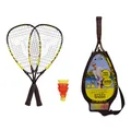 Produktbild: Talbot-Torro Speed-Badminton Set Speed 4400, 2 handliche Alu-Rackets 54,5cm, 3 windstabile Bälle, im 3/4 Bag, gelb-schwarz, 490114