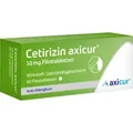 Produktbild: Cetirizin axicur 10 mg Filmtabletten 50 St