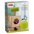 Produktbild: HABA Kastanienbohrer & Nussknacker 2-in-1 – Vielseitiges Bastel- und Küchen-Werkzeug für Kinder & Erwachsene – 2012298001
