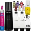 Produktbild: NEU SodaStream Trinkwassersprudler Terra Schwarz Set Flaschen Sirup Kartusche