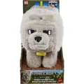 Produktbild: Mattel Minecraft Dennis the Wolf Deluxe Feature Plush - Grau