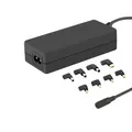 Produktbild: 5901878500119 Qoltec 50011 Netzteil & Spannungsumwandler Innenraum 65 W Schw