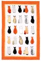 Produktbild: ULSTER WEAVERS Küchentuch Baumwolle Geschirrtuch Cats in waiting ca.48x74cm NEU