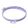 Produktbild: Orphelia Kinder-Armband 925 Silber rhodiniert Kautschuk 16 cm-ZA-7156/LILA