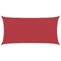 Produktbild: vidaXL Sonnensegel Sonnenschutz Windschutz Sonnendach UV Schutz Sonnenschutzsegel Schattenspender Garten Terrasse Balkon 160g/m² Rot 2x3,5m HDPE