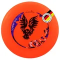 Produktbild: eurodisc 175g Orange Profi Ultimate Frisbee Scheibe - Über 100m stabile Flugbahn - Profi Wurfscheibe für Outdoor Spiele - Geschenk für 7 jährigen Jungen