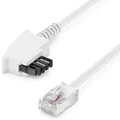Produktbild: 15m Router Kabel Telefon Kabel TAE-F Stecker auf RJ45 Stecker DSL VDSL Kabel