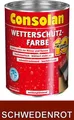 Produktbild: Consolan Wetterschutz Farbe schwedenrot 0,75 L