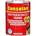 Produktbild: Consolan Wetterschutzfarbe Schwedenrot seidenglänzend 750 ml