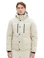 Produktbild: TOM TAILOR Herren 1038935 Winterjacke mit Abnehmbarer Kapuze, 26199-beige Alfalfa, XXL