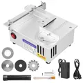 Produktbild: Tischkreissäge Tragbare Elektrische Minisaege 96W Netzteil Einstellbarer Präzisions Kleine Table Saw für DIY Schneiden, modellbau, Holzbearbeitung