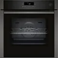 Produktbild: Neff B6AVJ7AG3 Backofen 60cm GraphiteGrey AddedSteam HIDE Pyrolyse 8Heizarten 15AutomatikProgramme