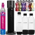 Produktbild: NEU Sodastream Wassersprudler Gaia Schwarz 3 Flaschen 6 Bolero Kartuschen