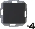 Produktbild: KOPP Universalschalter Athenis, anthrazit, 4 Stück