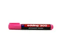 Produktbild: edding 300 Permanentmarker - pink - 1 Stift - Rundspitze 1,5-3 mm - wasserfest, schnell-trocknend - wischfest - für Karton, Kunststoff, Glas, Holz, Metall, Glas