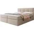 Produktbild: Mirjan24 Boxbett, Creme, Textil, Fichte, Höhe ca. 19 cm, Rechteckig, 180x200 cm, Schlafzimmer, Betten, Boxspringbetten