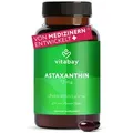 Produktbild: Vitabay Astaxanthin 12 mg – 90 vegane Softgel-Kapseln – aus Haematococcus pluvialis – ohne Zusatzstoffe – hochdosiert – 6 Monate Vorrat