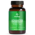 Produktbild: Vitabay Astaxanthin 12 mg hochdosiert – 90 vegane Softgel-Kapseln – laborgeprüft & ohne Zusatzstoffe
