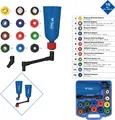 Produktbild: BRILLIANT TOOLS BT711110 MASTER Öl-Einfülltrichter-Satz mit drehbarem Winkelarm, 15-tlg