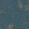 Produktbild: Bricoflor Beton Tapete für Wohnzimmer in Petrol Gold Moderne Industrial Style Vliestapete in Betonoptik Wandtapete Dunkelblau